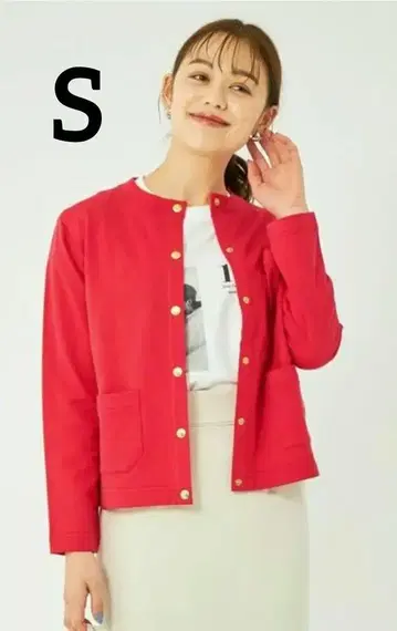 트래디셔널 웨더웨어 티셔츠 가디건 S