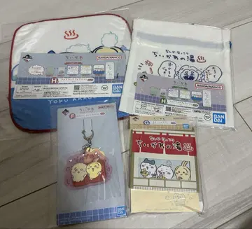 치이카와 제일복권 타월 키링 복조리 메모장 세트
