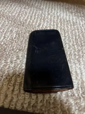 가죽 접이식 키케이스 블랙 GANZO