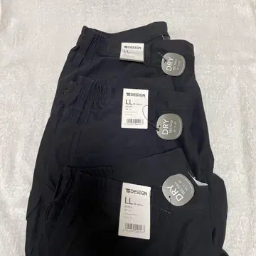 3세트 TS DESIGN 네이비 드라이 테크 카고 팬츠 LL 사이즈