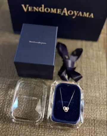 Vendome Aoyama 플라티나 목걸이 다이아몬드