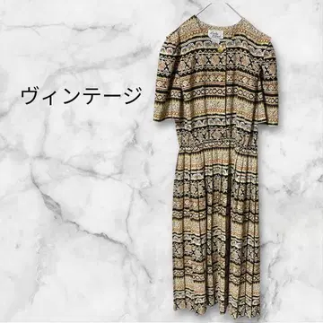 빈티지 레이디 캐롤 N.Y. 셔츠 드레스 플리츠 사이즈 10