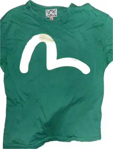 Evisu 남성용 T셔츠 90s 갈매기 그린