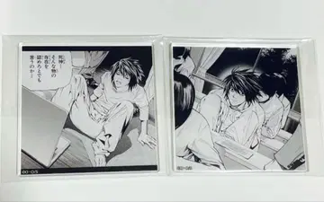 DEATH NOTE 데스노트 아크릴 코스터 2개 L 암니버스