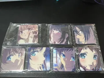 나기아스 x 구마노시 응원 크라우드 펀딩 10주년 스퀘어 캔뱃지 세트