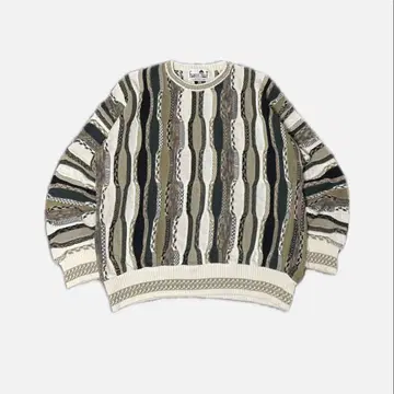 Florence Tricot 3D 니트 90s 올 패턴 XL