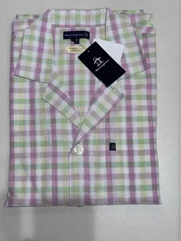 Munsingwear 코튼 체크 파자마