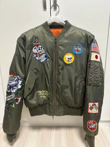 ED HARDY MA-1 자켓 M 사이즈