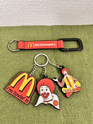 맥도날드 러버 키링 로널드 맥도날드 카라비너