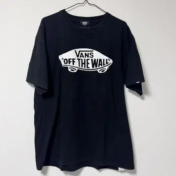 VANS 반스 로고 프린트 T셔츠 블랙 XL 사이즈