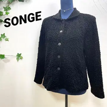 [SONGE]  아우터 겉옷 블루종 한국 블랙 새상품급