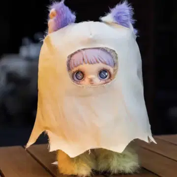 공식 maymei 블랙 암흑림 봉제 인형 키링 유령 고양이