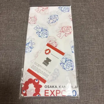 오사카 간사이 박람회 미야쿠미야쿠 수건 지문