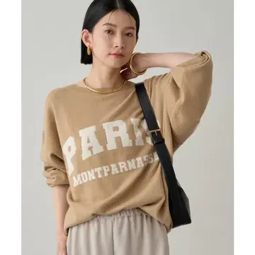 새상품 [ Loungedress ] 2WAY 로고 니트