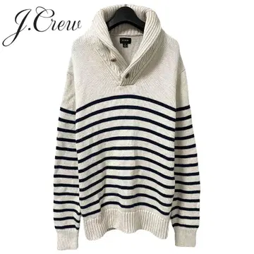J.CREW / 숄넥 보더 니트 스웨터 M c002