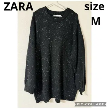 ZARA 자라 오버 사이즈 니트 튜닉 빅 실루엣