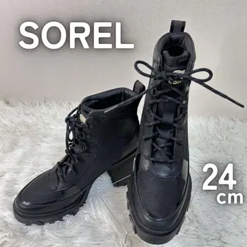 소렐 SOREL BLACK BOOTS y2k 통굽 부츠 레이스업 부츠
