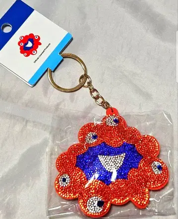 [ 새상품 ] 미야쿠미야쿠 큐빅 마스코트 키링