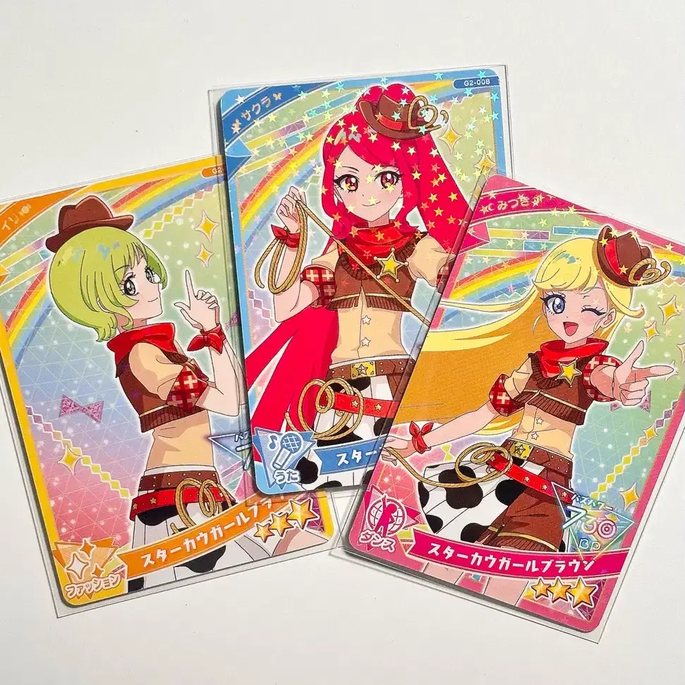 Japanese version Aikatsu! gummy card Choa Sebin Airi Sakura