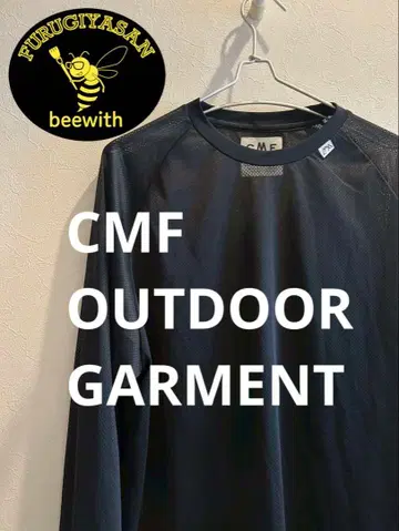 CMF OUTDOOR GARMENT 메쉬 블랙 긴팔 티셔츠 L