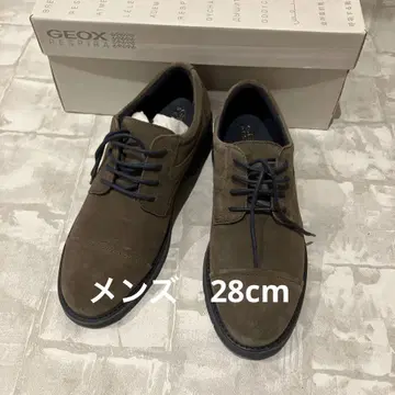 GEOX 브라운 스웨이드 레이스업 신발 28cm 새상품급