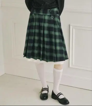 idem 이데 layered medium pleats skirt