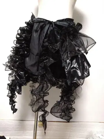 핸드메이드 프릴 랩 스커트 앨리스 아우아아 리미푸