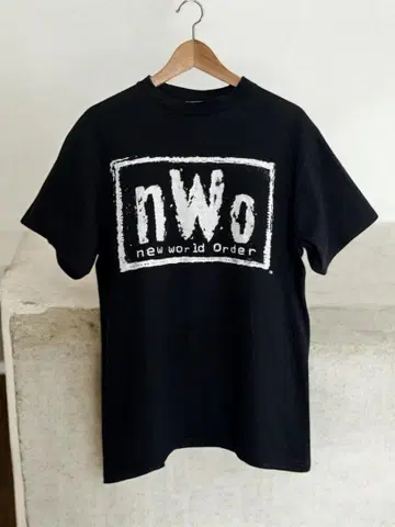 90s nWo (new world order) 로고 T셔츠 / 프로레슬링