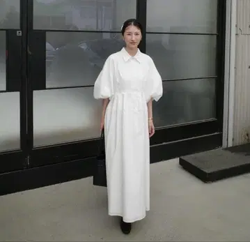 WAIST DESIGN VOLUME ONEPIECE