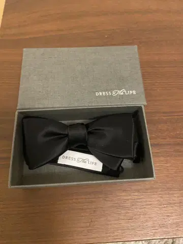 DRESS FOR LIFE 블랙 나비 넥타이