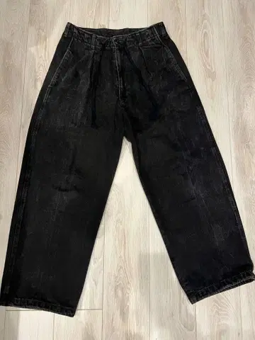 JOURNAL STANDARD 블랙 데님 와이드 팬츠