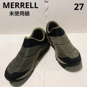 미사용급 MERRELL 나일론 스니커즈 그린 계열 27cm vibram
