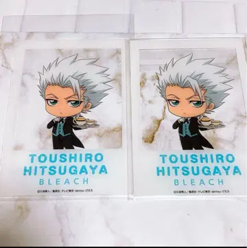 BLEACH 히츠가야 토시로 카페 굿즈 아크릴 폴라로이드 샷 아크릴 카드