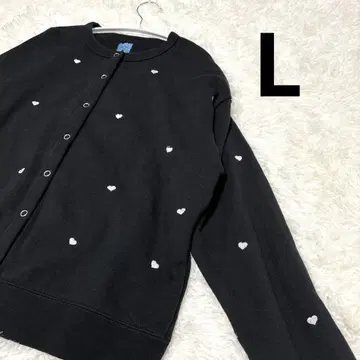 SUNNYSPORTS 가디건 L 사이즈 블랙 하트 자수 coen