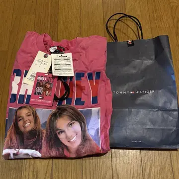TOMMY 티셔츠 핑크 긴팔
