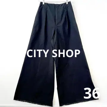 시티샵 cityshop 와이드 팬츠 코튼 100%