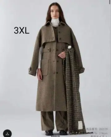 GU rokh 3XL 코트