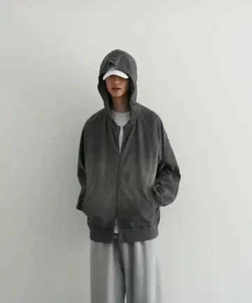 SAN SAN GEAR Washed 후디 집업
