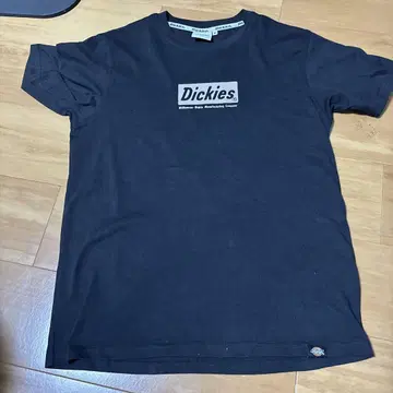 Dickies 블랙 T셔츠 그래픽 프린트