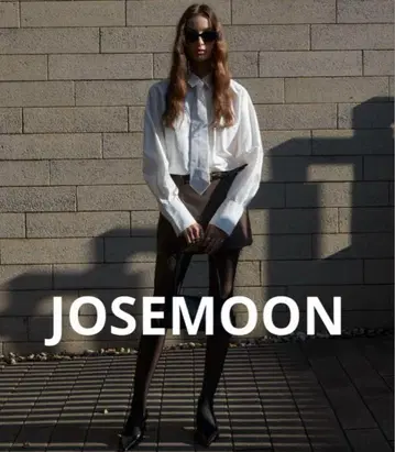 JOSE MOON 넥타이 셔츠/넥타이 셔츠 화이트 새상품급 택 있음