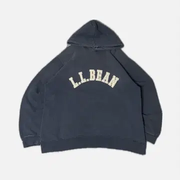 L.L.BEAN Russell 90s 자수 아치 로고 후드티 usa 제조