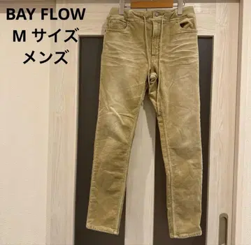 BAY FLOW 베이플로우 남성용 베이지 코듀로이 팬츠 바지