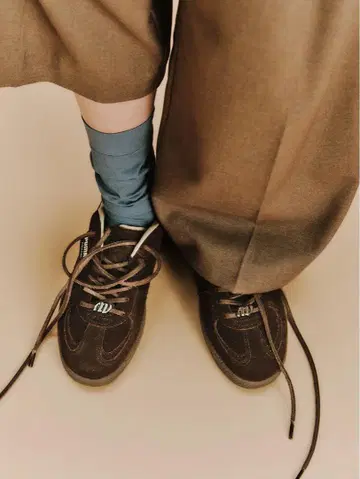 Ameri vintage 푸마 스니커즈 브라운 24.5cm