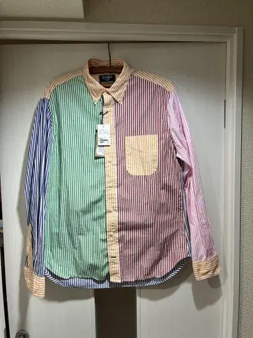 유나이티드 애로우즈 별주 GITMAN BROS. 크레이지 스트라이프 셔츠