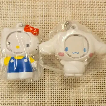 산리오 사진 프레임 마스코트 키티와 시나모롤 2개 세트