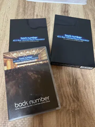 back number All Our Yesterdays Tour DVD