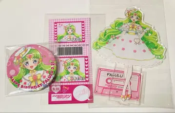 프리파라 해피벌스데이 파루루 아크릴 스탠드 캔뱃지 스티커