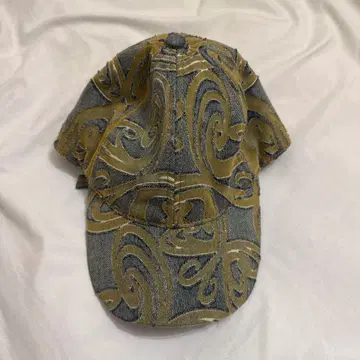 YUEQI OI 데님 골드 캡