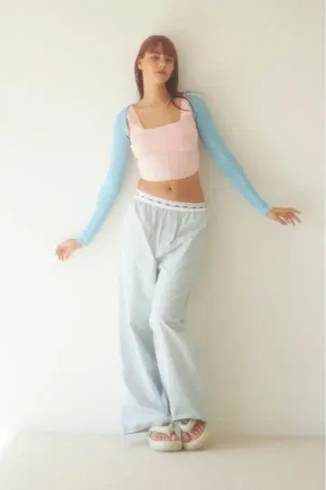 TW Signature Logo Stripe Long Pants