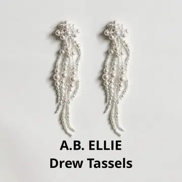 미사용 새상품 [A.B.ELLIE] Drew Tassels 펄 귀걸이